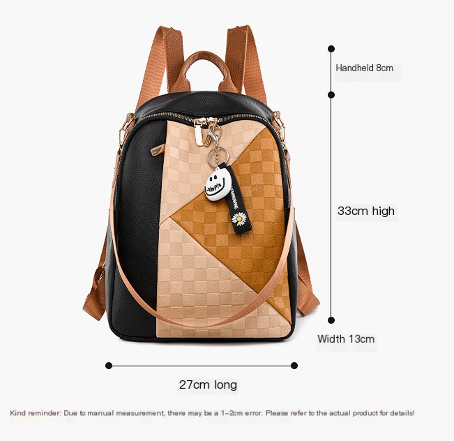 Fashion Retro Backpack White