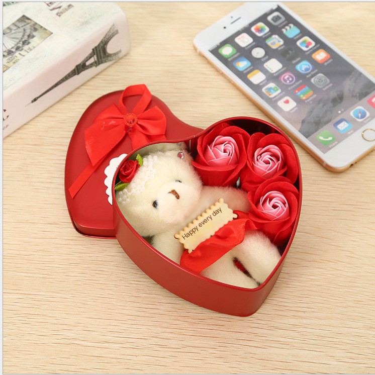 Rose Soap Flower Gift Box