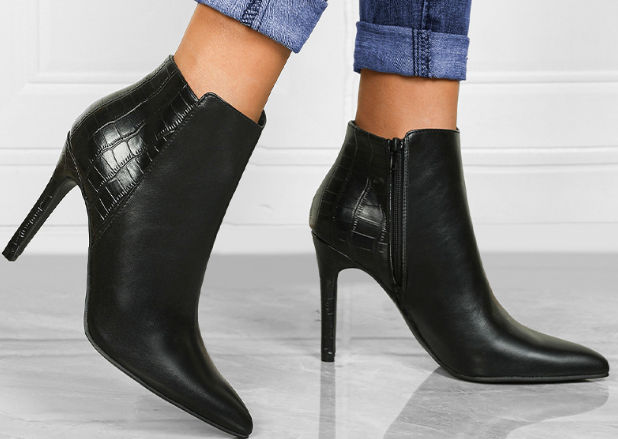 Elegant slender heel