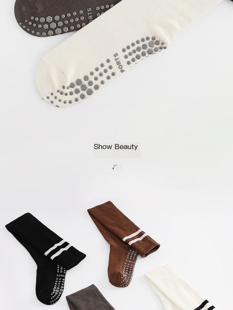 Over-the-knee yoga socks