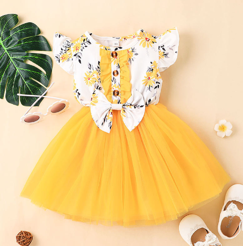 Children's Floral Dress 2