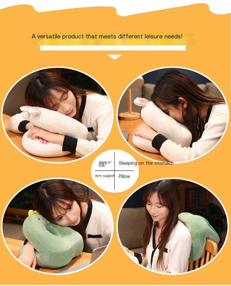Cartoon Ice Silk Nap Pillow 7