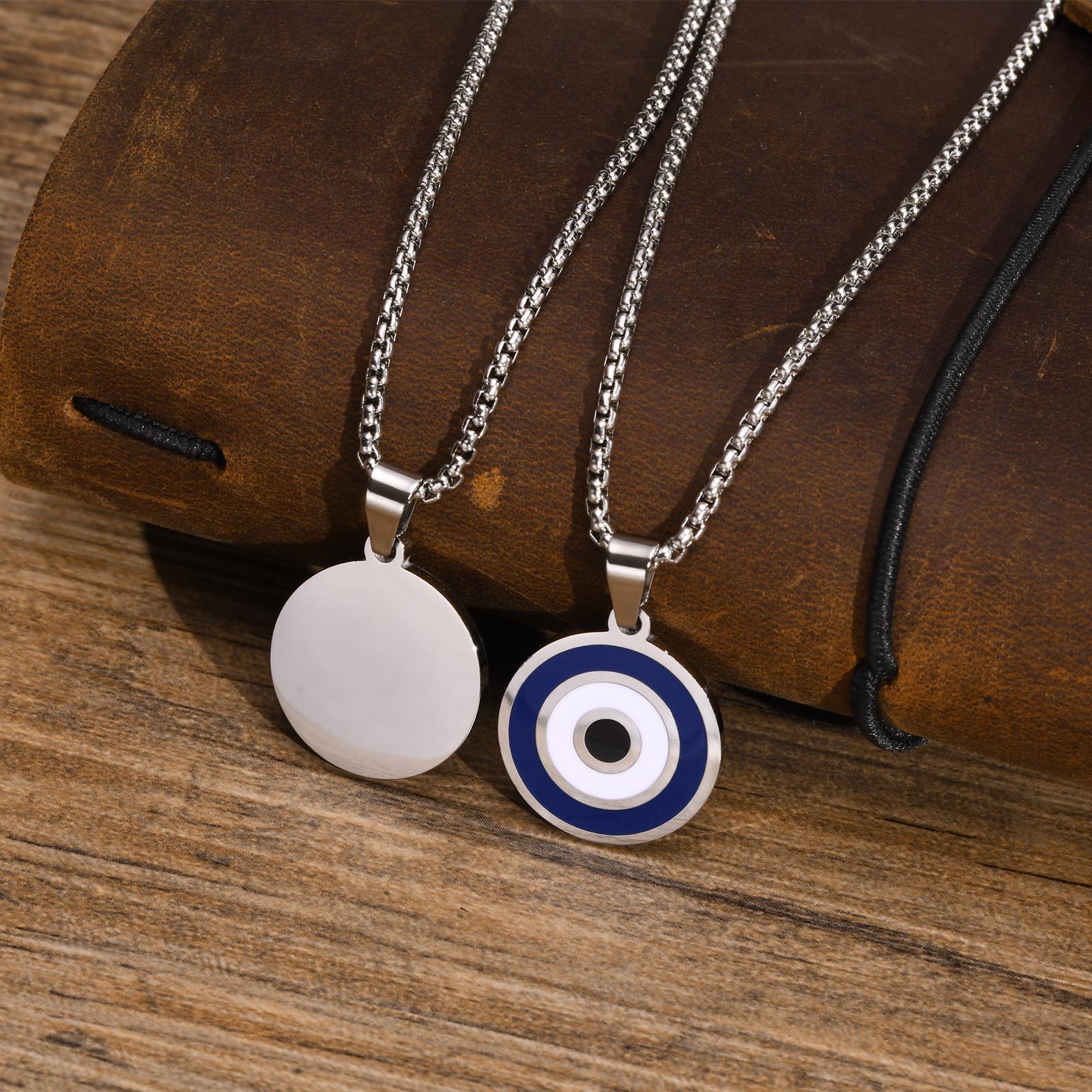 Grecian Evil Eye Necklace Image 2