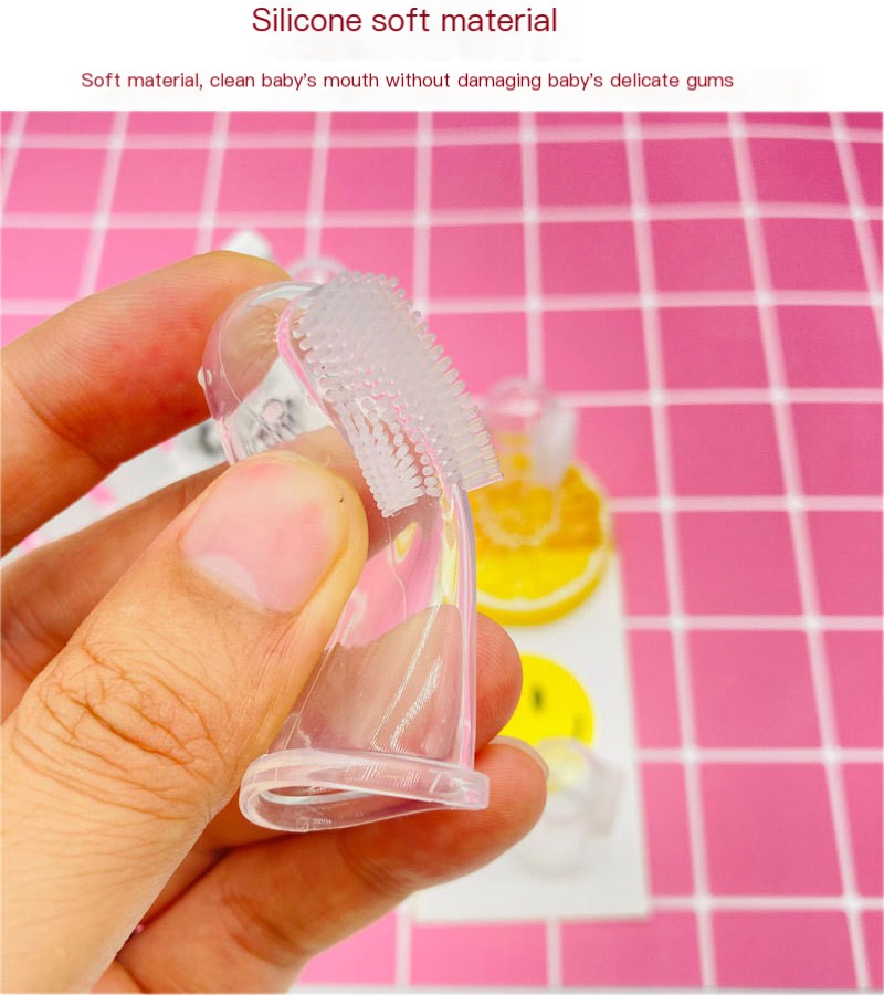 Baby Finger Toothbrush - Blue