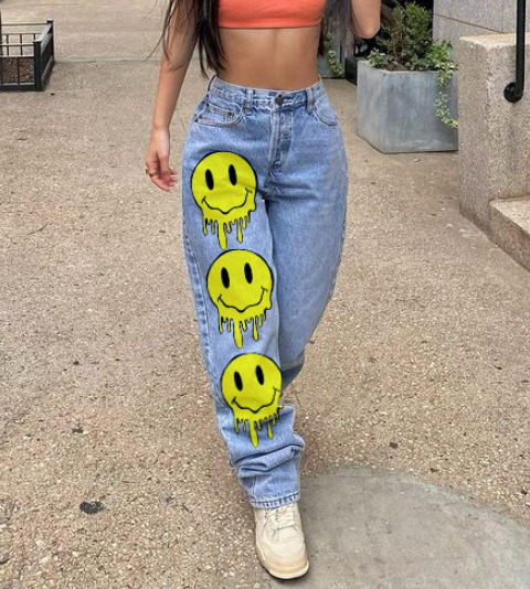Women's High Rise Denim Jeans 4