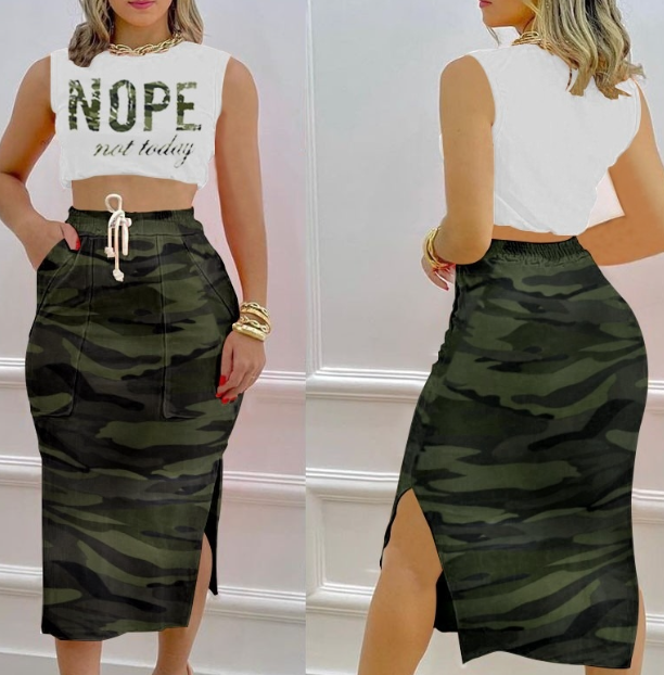 Traje de Falda de Moda 1