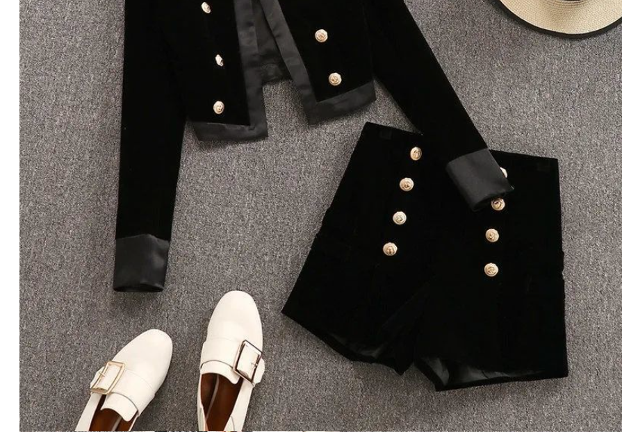 Stylish high-waisted shorts