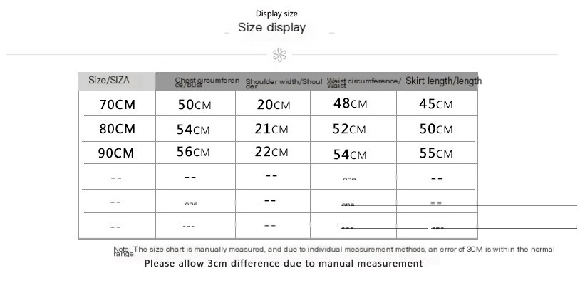 Rainbow Gradient Children Skirt