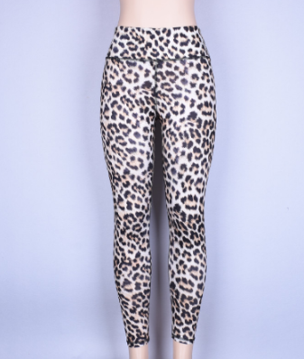 Leopard Print High-Waisted Leggings