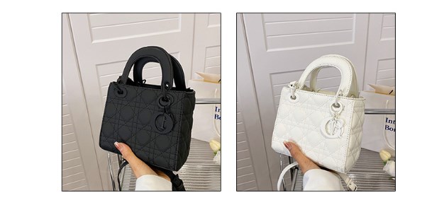 Handheld Lady Dior Bag in Pink