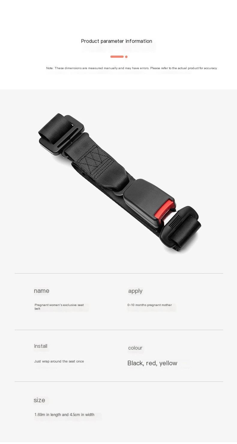 Pregnancy Car Seat Belt Adjuster