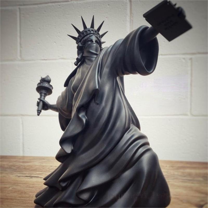Statue of Liberty Sculpture Black