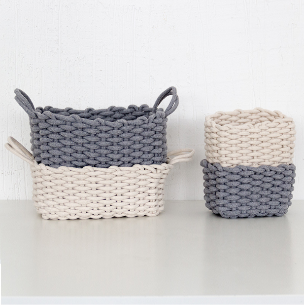 White Storage Basket