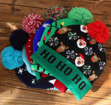 Snowman and Reindeer Christmas Hat 2
