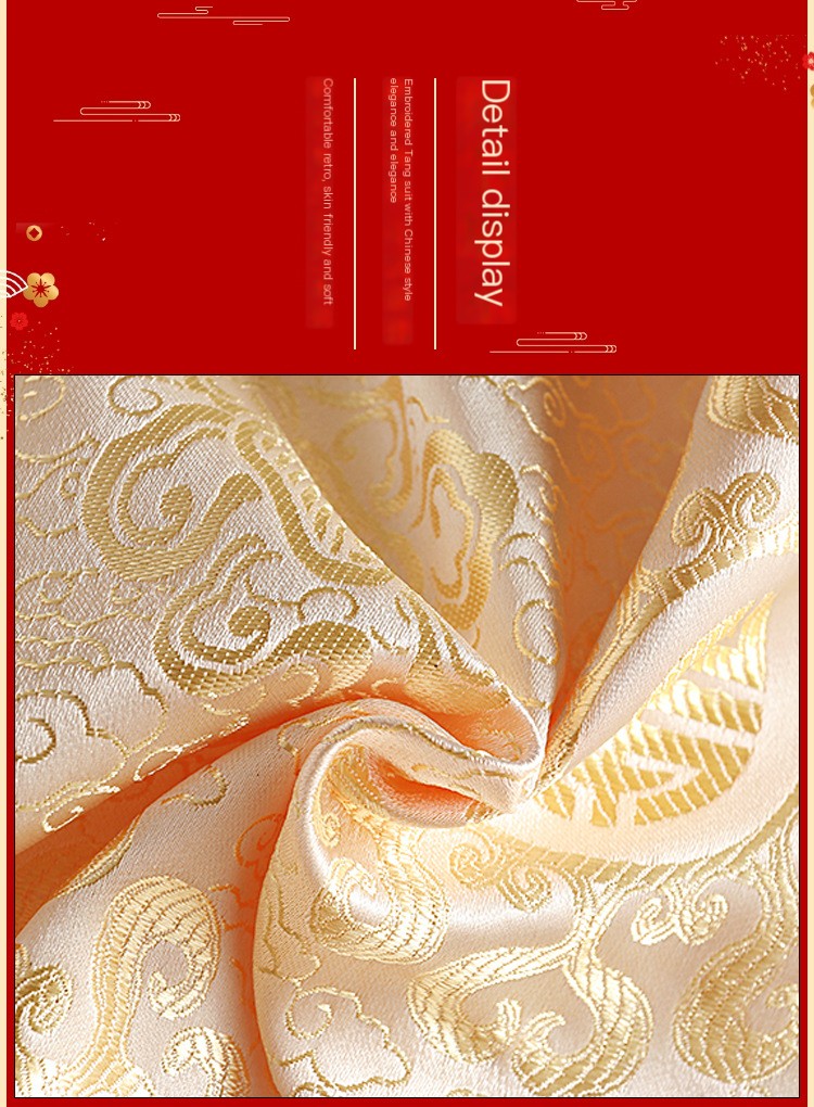 23 autumn new male baby one year old catch weekly birthday party 100 days dress Chinese Tang suit crown dress wholesale