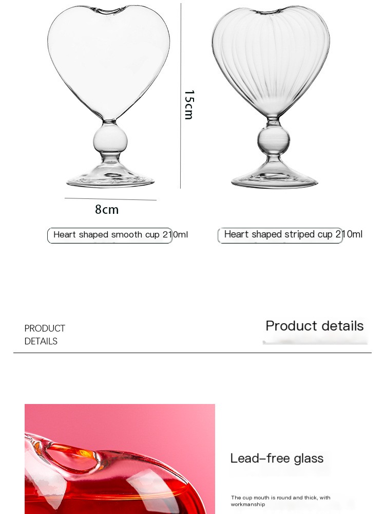 Heart-Shaped Cocktail Glass 2