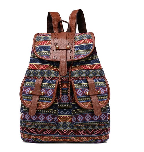 Geometric Bohemian Backpack