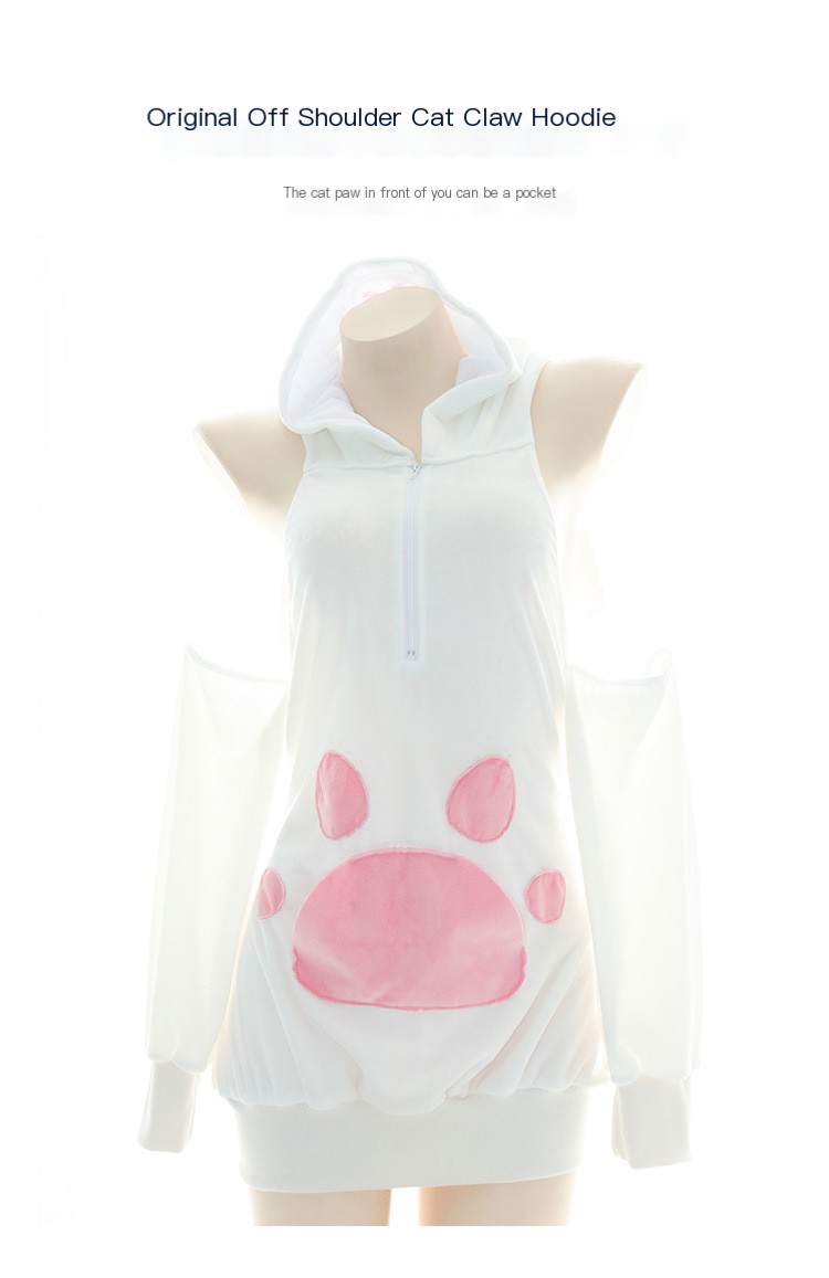 Cute Cat Paw Hoodie 1