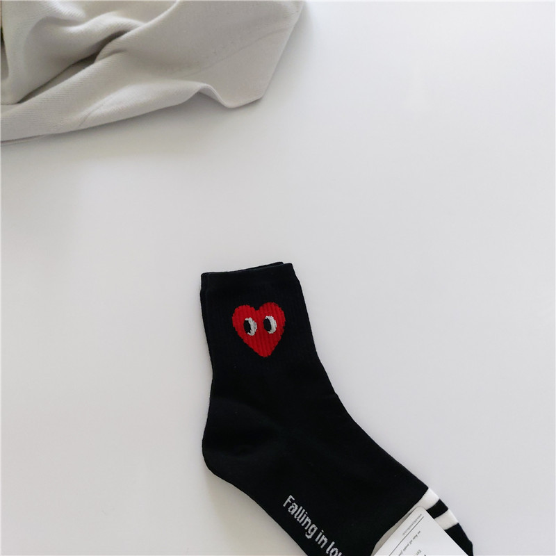 Cute Heart Mid-Calf Socks 2