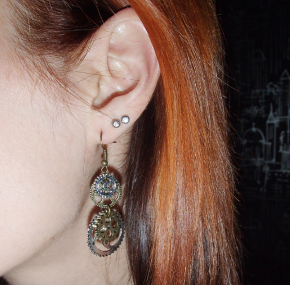 Gear Earrings - Image 2