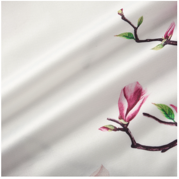 V-neck mid-length dress details