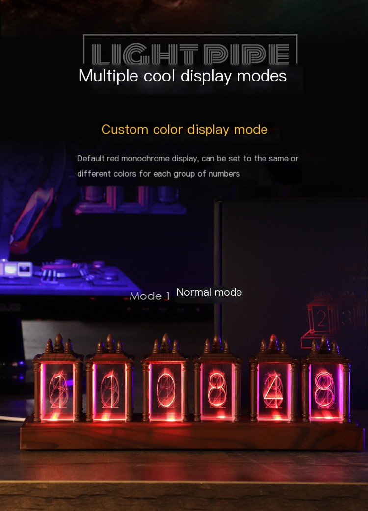 RGB pseudo-nixie tube clock - Image 6
