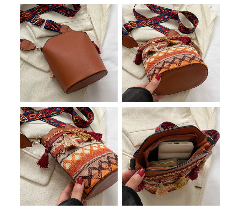 Black Canvas Shoulder Bag