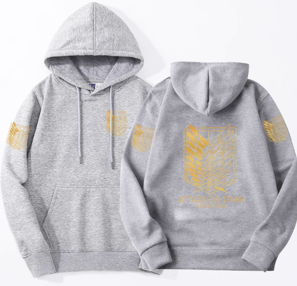 Attack on Titan Hoodie Side View