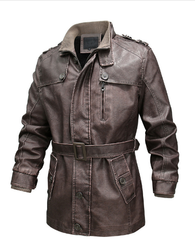 Fashion Outdoor Motorcycle PU Leather Jacket - Image 3