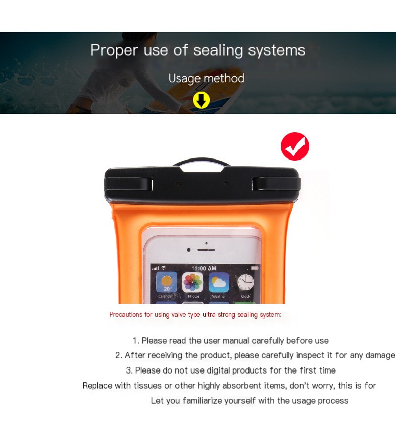 Floating Inflatable Waterproof Phone Bag