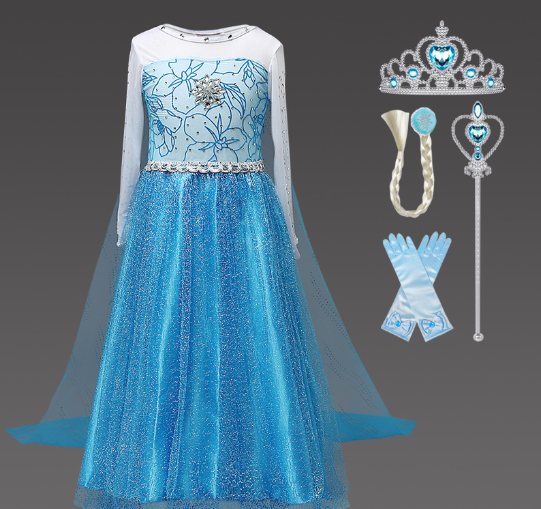 New Children's Skirt Frozen Princess Skirt