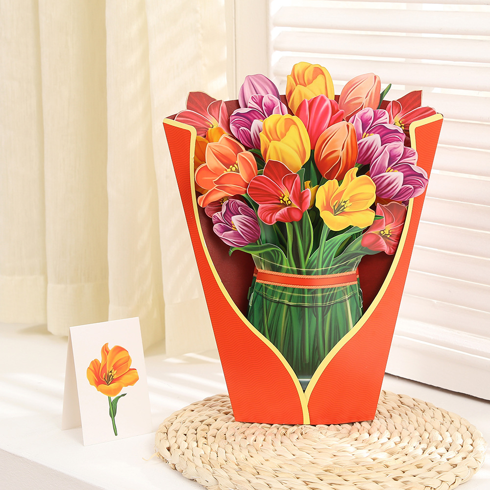 3D Paper Flower Card 5