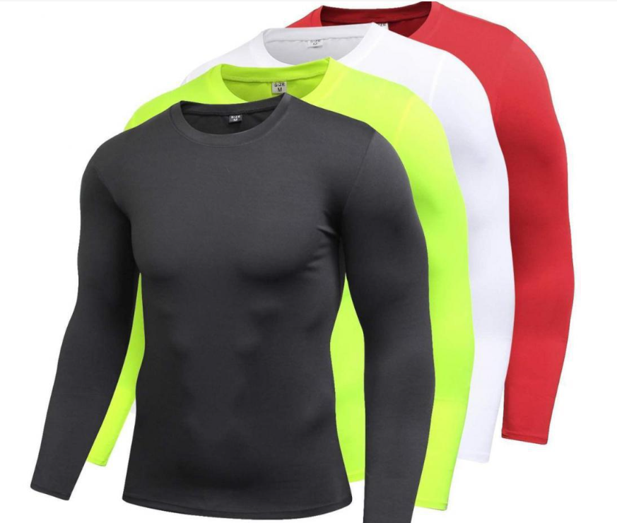 Men's Athletic Compression Shirt close-up