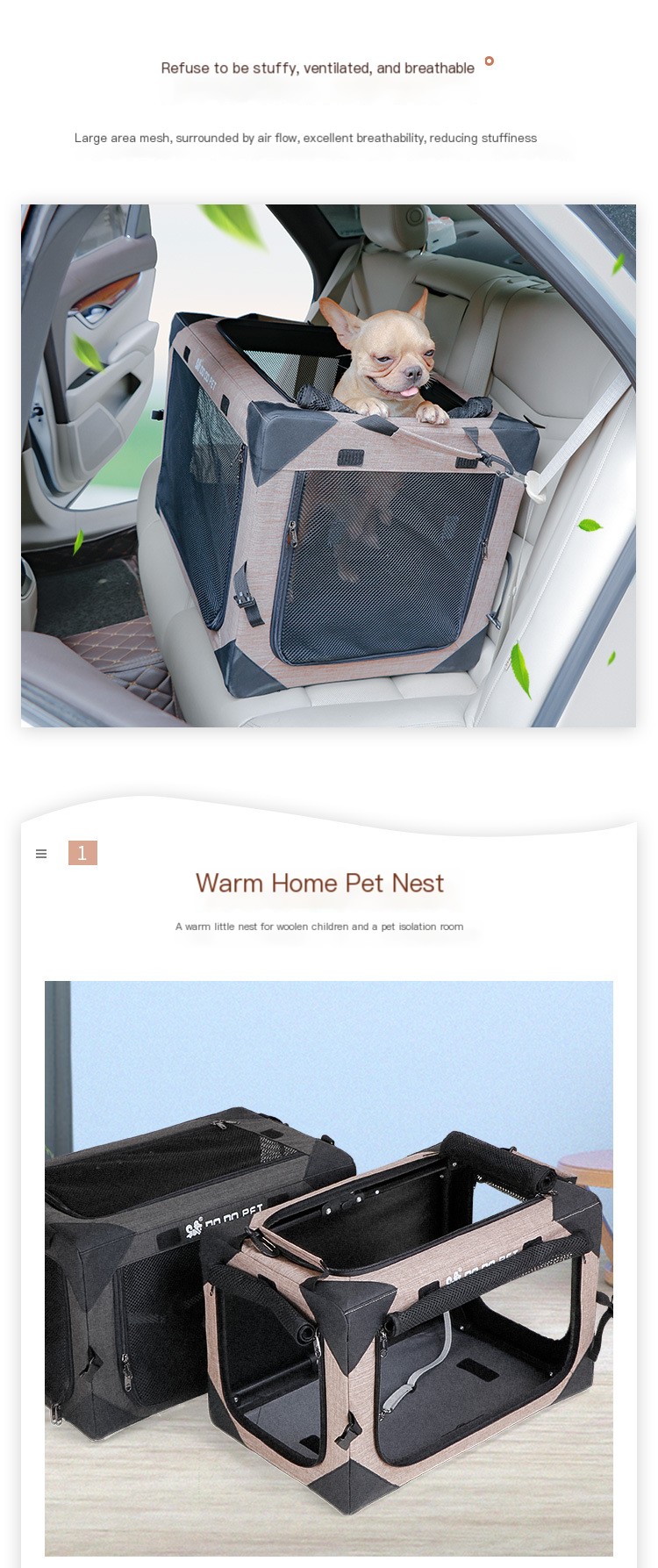 DODOPET Car Dog Cage 2