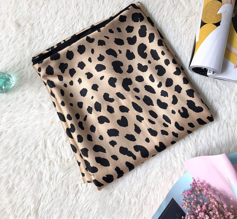 Leopard Print Skirt Side View