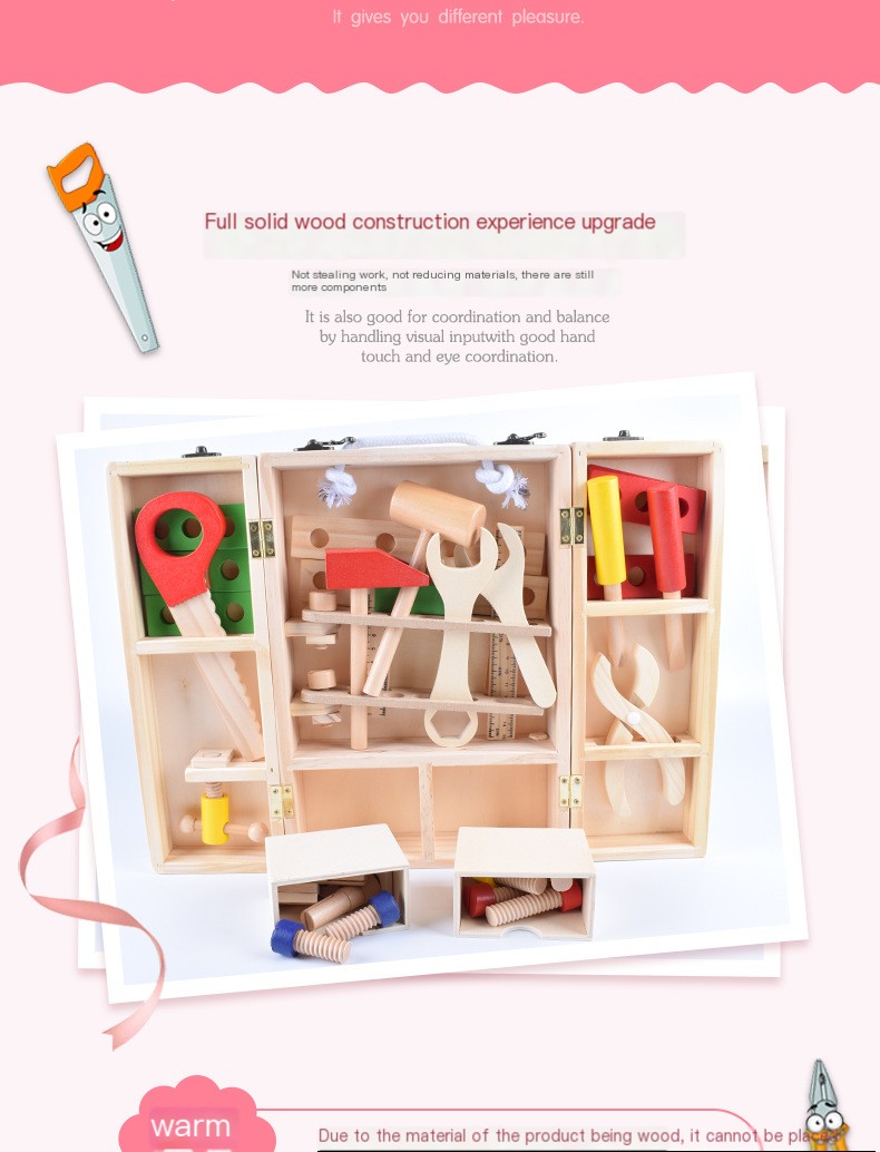 Wooden Tool Set Image 1