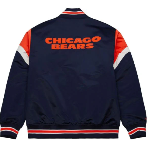 Vintage Chicago Bears Pullover Jacket Back