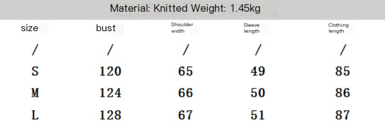 Knitted overcoat coat