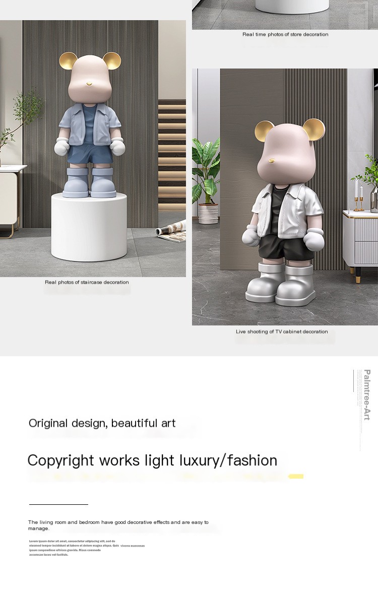 Trendy Violent Bear Decoration 4