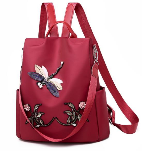 Embroidered Backpack