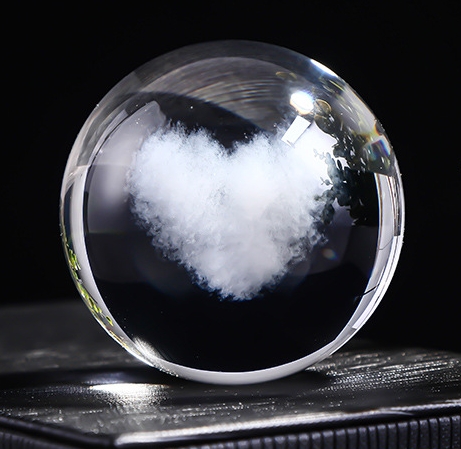 Crystal Ball with LED Base
