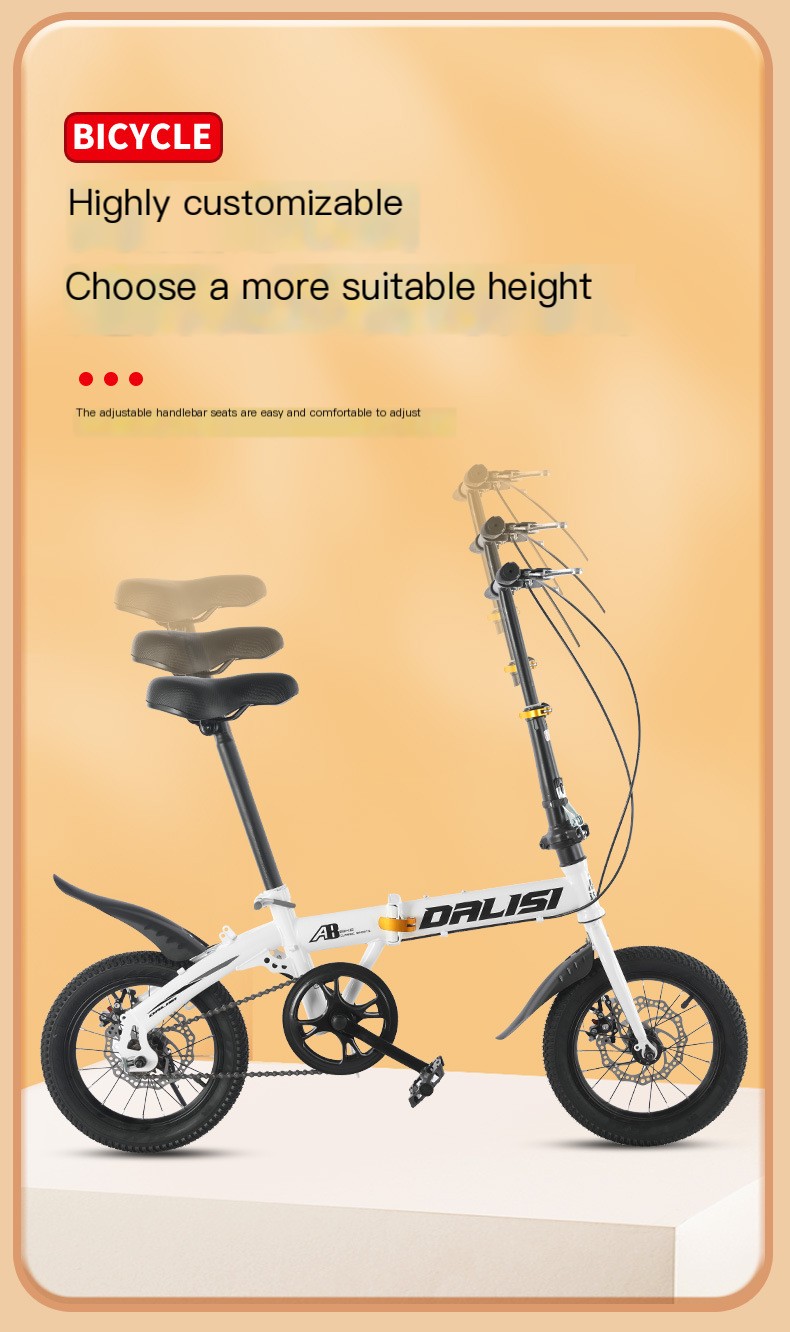 Cycling City Folding Bicycle Close-up