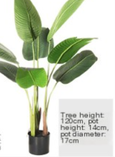 仿真绿植, 龟背盆栽, 家居摆件