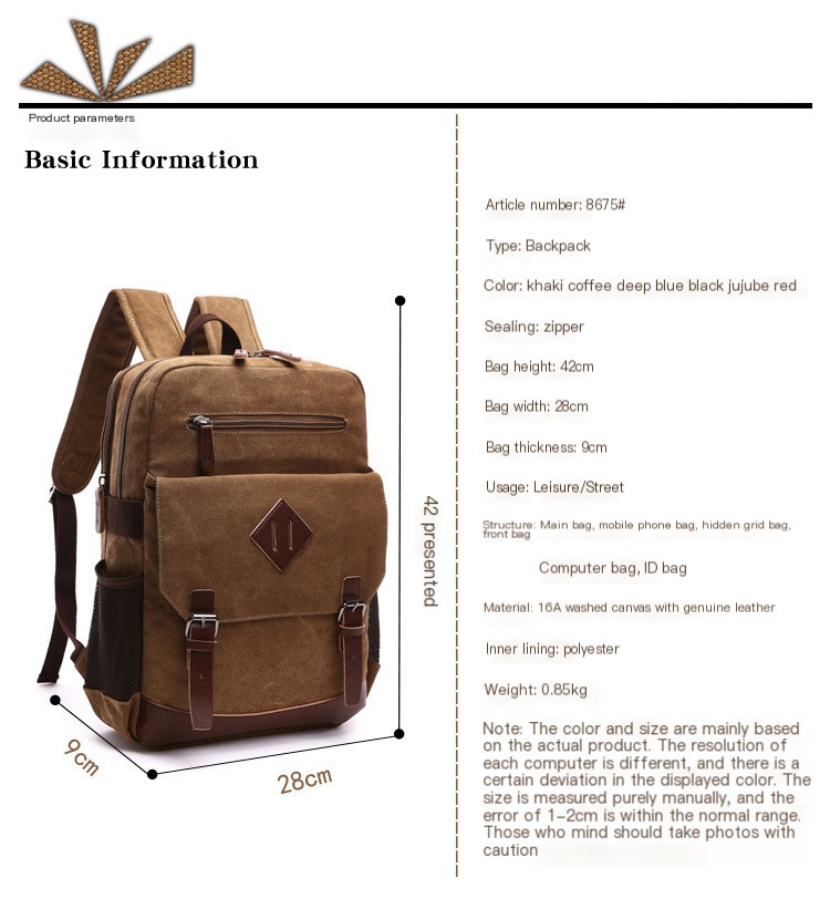 Korean travel backpack