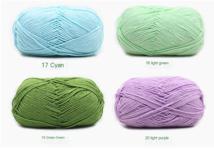 Yarn in various colors