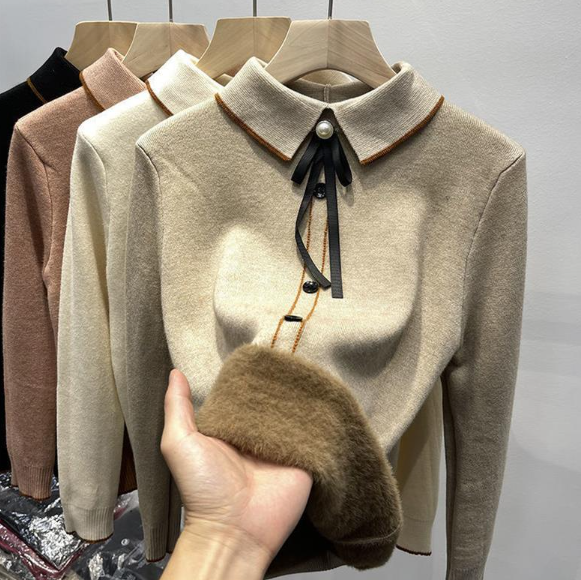Casual Chenille Blouse Image 3