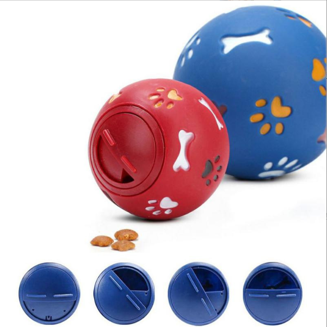 Milky Rubber Pet Toy - Red 7.5cm