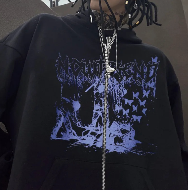 Back view of the sweater