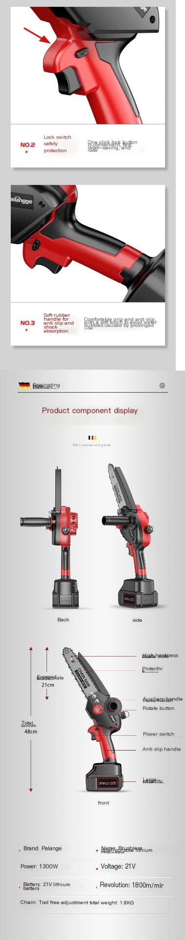 Electric Chainsaw Image 4