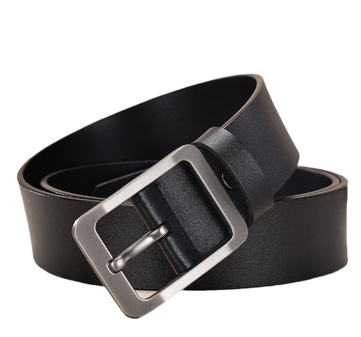 Black Genuine Leather Belt